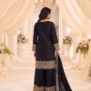 Stylish Kb 3322 Chinon Embroidery Work Wedding Pakistani Kurti Palazzo With Dupatta Set 2026