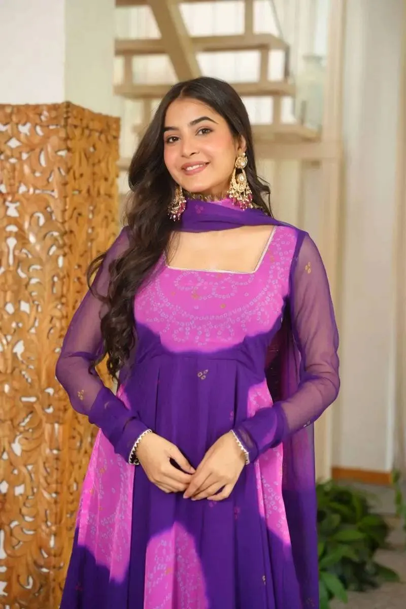 Stylish Deepika 1635 Faux Georgette Printed Anarkali Set Manufacturers in Surat 2026