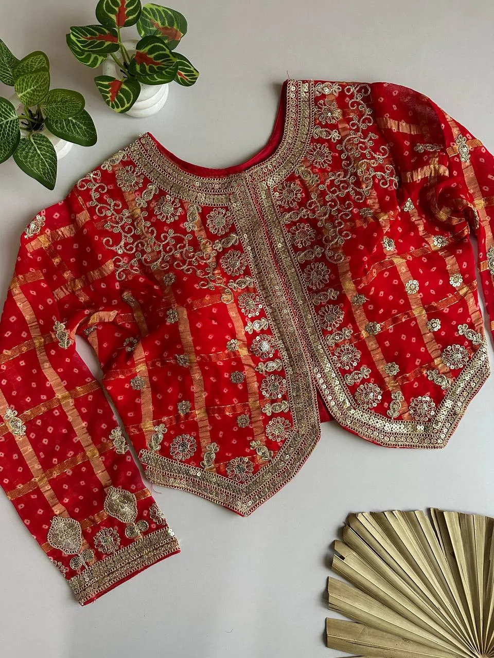 Launching Ruhi Georgette Bandhani Gota Sequence Work Jacket Style 2026
