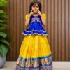 Stylish Pari Silk Printed Embroidery Work Kids Wear Designer Lehenga Choli 2026