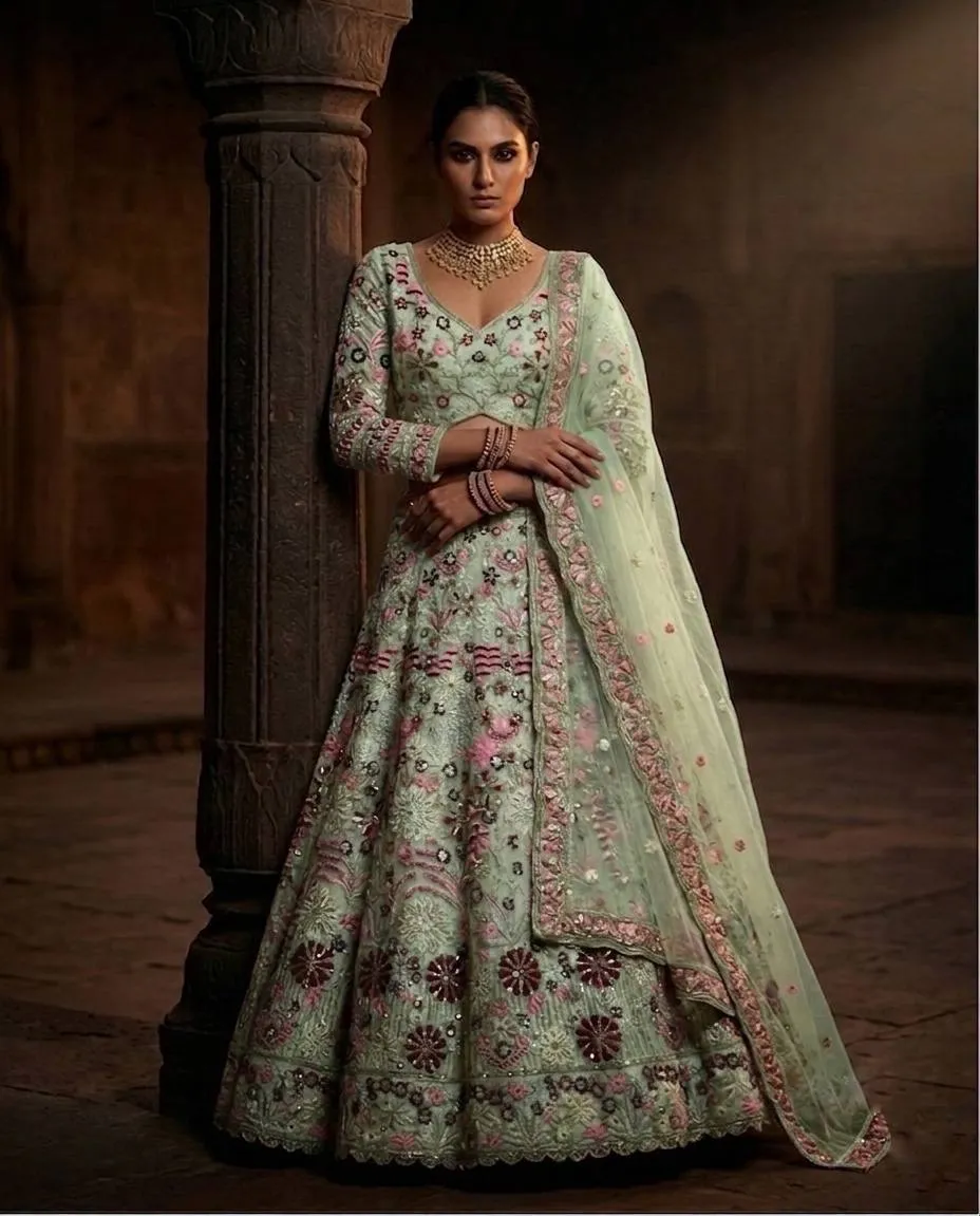 Buy SBD 1776 Net Sequence Work Wedding Wear Lehenga Choli 2026