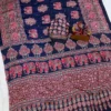 Buy SS1010 5598 Japan Satin Ajarakh Printed Mirror Work Festival Saree 2026