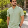 Stylish Lekha LI Khadi Linen Daily Wear Short Kurta Collection 2026