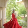 Beautiful Moni 1267 Faux Georgette Bandhani Print Kutchi Patchwork Gown Navratri Collections 2026