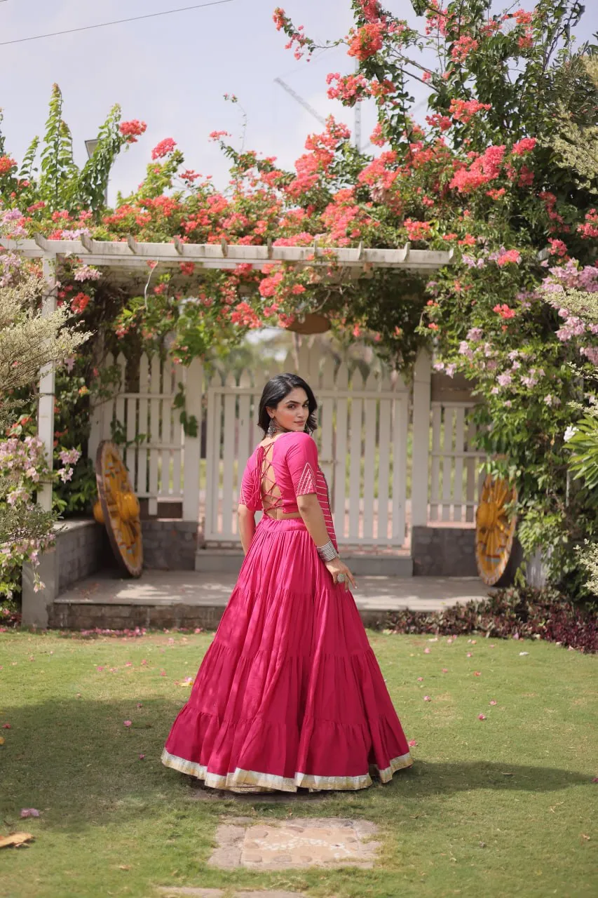 Moni 5078 Kora Cotton Kutchi Work Chaniya Choli Navratri Collection