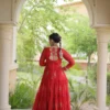 Beautiful Moni 1267 Faux Georgette Bandhani Print Kutchi Patchwork Gown Navratri Collections 2026