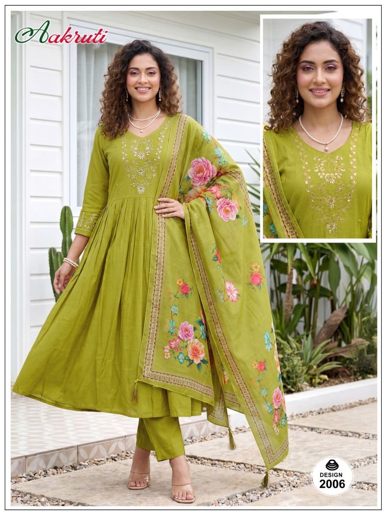 Stylish Aakruti Vol 2 Roman Silk Plain Embroidered Kurti Set Collection Wholesale 2026