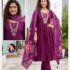Stylish Aakruti Vol 2 Roman Silk Plain Embroidered Kurti Set Collection Wholesale 2026