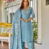 Buy Aanchi Ak 47 Mul Cotton Embroidered Kurti With Bottom Collection Wholesale 2026