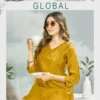 Aanchi Global Simmer Embroidered Kurti With Bottom Wholesale