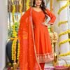 Beautiful Aanchi Hasti Vichitra Embroidred Kurti With Botton Dupatta Wholesale 2026