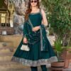 Buy Aanchi Qayamat Vichitra Silk Embroidered Anarkali Kurti With Bottom Dupatta Wholesale 2026