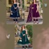 Buy Aanchi Qayamat Vichitra Silk Embroidered Anarkali Kurti With Bottom Dupatta Wholesale 2026