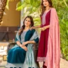 Aanchi Riddhima Vichitra Silk Embroidered Kurti With Bottom Dupatta Wholesale