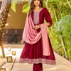 Beautiful Aanchi Riddhima Vichitra Silk Embroidered Kurti With Bottom Dupatta Wholesale 2026