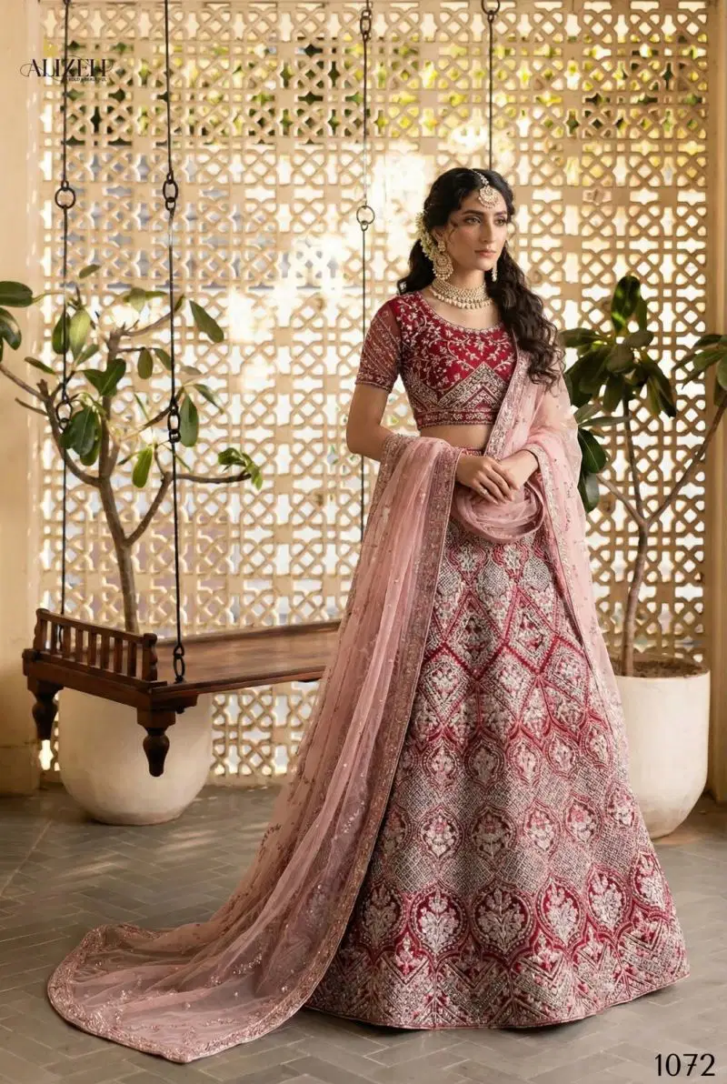 Alizeh 1072 Net Designer Lehenga Choli Wholesale