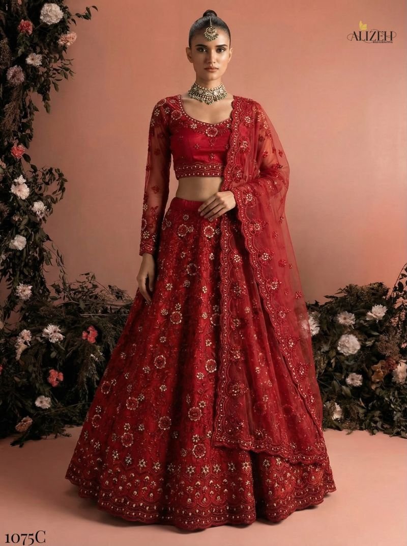 Alizeh 1075 Butterfly Net Designer Lehenga Choli Wholesale