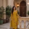 Stylish Alizeh 7102 To 7105 Georgette Sequence Embroidered Kurti With Bottom Dupatta Wholesale 2026