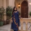 Stylish Alizeh 7102 To 7105 Georgette Sequence Embroidered Kurti With Bottom Dupatta Wholesale 2026