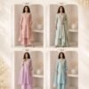 Latest Alizeh 7106 To 7109 Roman Silk Embroidered Kurti With Bottom Dupatta Wholesale 2026
