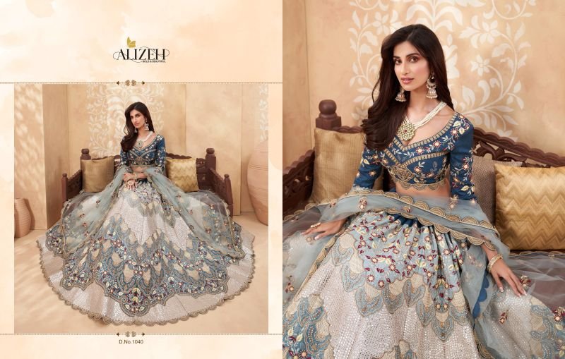 Beautiful Alizeh Sparkle Hit 1040 Silk Designer Lehenga Choli Collection Wholesale 2026