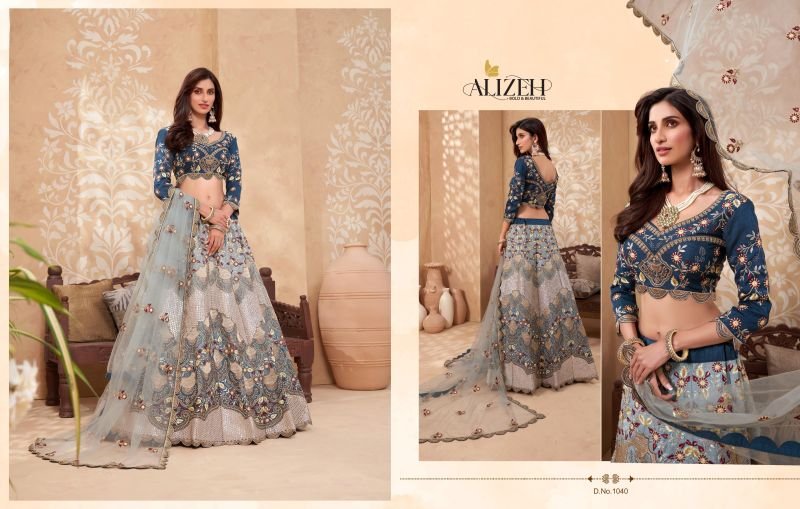 Beautiful Alizeh Sparkle Hit 1040 Silk Designer Lehenga Choli Collection Wholesale 2026