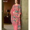 Stylish Alok Aircool Viscose Maslin Digital Print Embroidered Dress Material Wholesale 2026