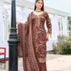 Alok Nadia Hussain Zam Cotton Foil Print Embroidered Dress Material Collection Wholesale