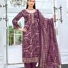 Alok Nadia Hussain Zam Cotton Foil Print Embroidered Dress Material Collection Wholesale