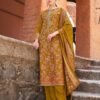 Alok Vastrika Viscose Dicharge Print Embroidered Dress Material Wholesale