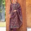 Alok Vastrika Viscose Dicharge Print Embroidered Dress Material Wholesale