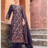 Alok Vastrika Viscose Dicharge Print Embroidered Dress Material Wholesale