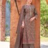 Alok Vastrika Viscose Dicharge Print Embroidered Dress Material Wholesale