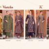 Alok Vastrika Viscose Dicharge Print Embroidered Dress Material Wholesale