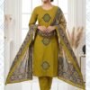 Buy Anishka Vol 1 Dhabu Cotton Embroidered Kurti Pant With Dupatta Wholesale 2026