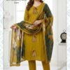 Buy Anishka Vol 1 Dhabu Cotton Embroidered Kurti Pant With Dupatta Wholesale 2026