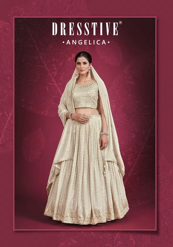 Arya Dresstive Angelica Vol 1 Georgette Sequins Designer Lehenga Choli Wholesale