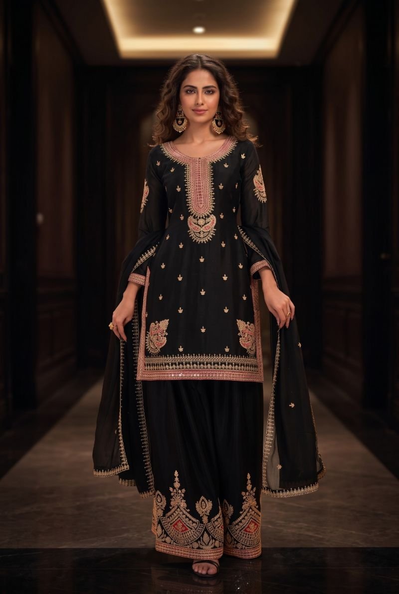 Aurraa Haseen Chinon Embroidered Salwar Kameez Wholesale