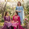 Aurraa Heer Organza Position Print And Hand Work Kurti With Bottom Dupatta Wholesale