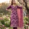 Latest Aurraa Heer Organza Position Print And Hand Work Kurti With Bottom Dupatta Wholesale 2026