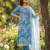 Latest Aurraa Heer Organza Position Print And Hand Work Kurti With Bottom Dupatta Wholesale 2026