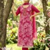 Latest Aurraa Heer Organza Position Print And Hand Work Kurti With Bottom Dupatta Wholesale 2026