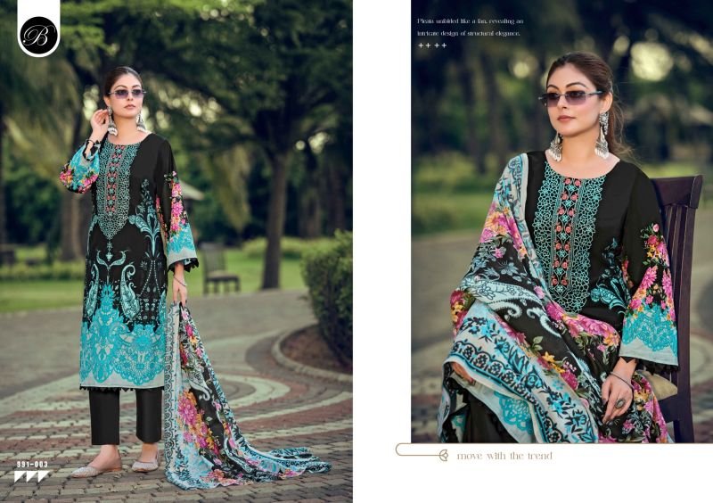 Stylish Belliza Naira Vol 150 Cotton Digital Print Dress Material Wholesale 2026