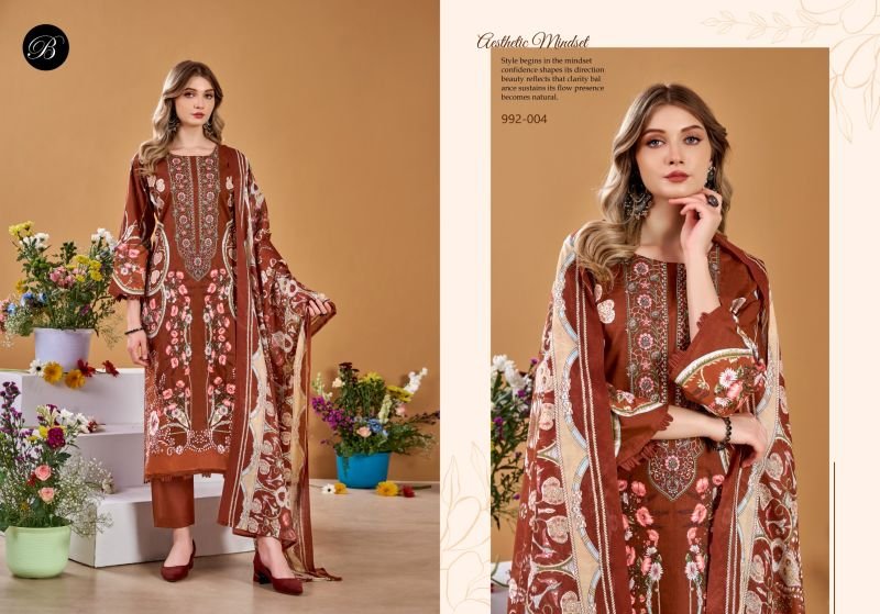 Stylish Belliza Naira Vol 151 Cotton Digital Print Dress Material Wholesale 2026