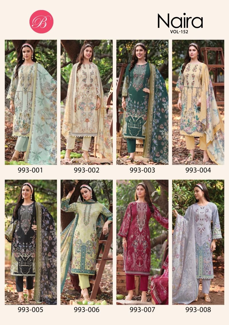 Belliza Naira Vol 152 Cotton Digital Print Dress Material Wholesale