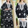 Stylish Blue Hills Aneesha Rayon Thread Work Kurti With Bottom Dupatta Wholesale 2026
