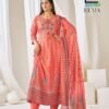 Beautiful Blue Hills Huma Vol 5 Plus Size Rayon Thread Embroidered Flair Kurti With Bottom Dupatta Wholesale 2026