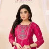 Deecee Aarzoo Gadwal Foil Printed Flared Kurti Collection Wholesale