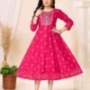Latest Deecee Aarzoo Gadwal Foil Printed Flared Kurti Collection Wholesale 2026