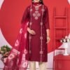 Latest Deecee Laxuria Barlin Embroidered Kurti With Bottom Dupatta Collection Wholesale 2026